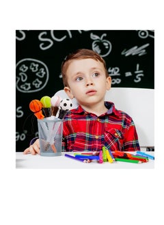 Y&D 12 Pcs Ballpoint Pens, Baseball Football Tennis Soccer Sports Novelty Pens for Kids, Funny Student Themed Party Favors  - Image 5