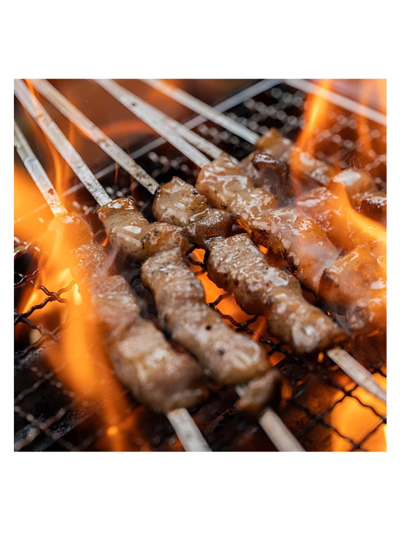 سيوسي 18pcs في الهواء الطلق للشواء والتخييم الشواء التبعي مجموعة - أدوات المائدة الفولاذ المقاوم للصدأ دائم مع ملعقة ، شوكة ، كماشة ، الخ - هدية مثالية للرجال ، مخيم الطهاة و عشاق الشواء - Image 4