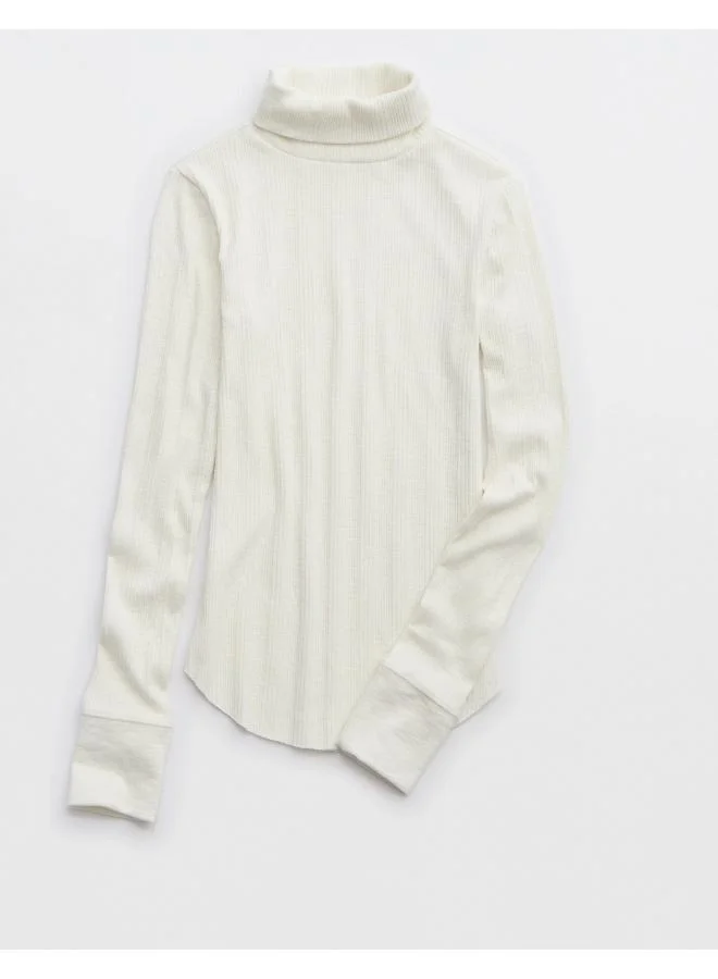 Aerie Aerie Essential Turtleneck Layering T-Shirt