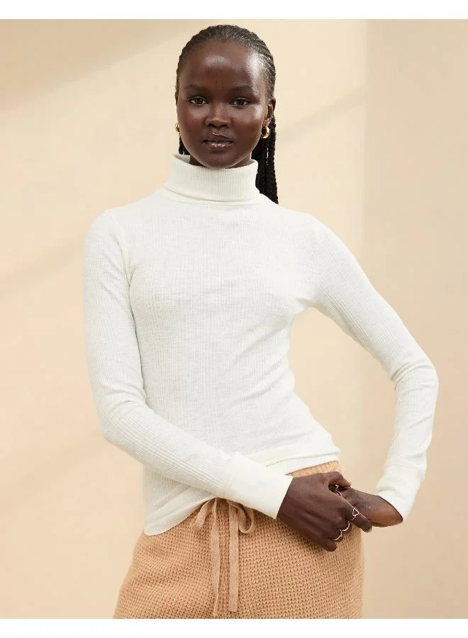 Aerie Aerie Essential Turtleneck Layering T-Shirt