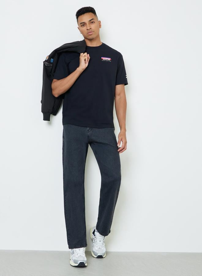 Styli Men Cotton Stretch 5-Pocket Relaxed Fit Jeans - Image 2
