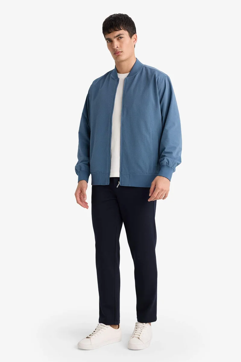 ديفاكتو Slim Fit Lined Crinkle Puffer Jacket