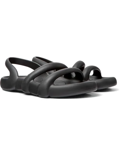 Camper Kobarah Flat, Women's Sandal, Black