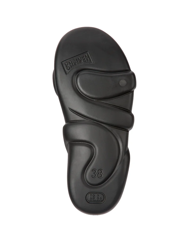Camper Kobarah Flat, Women's Sandal, Black