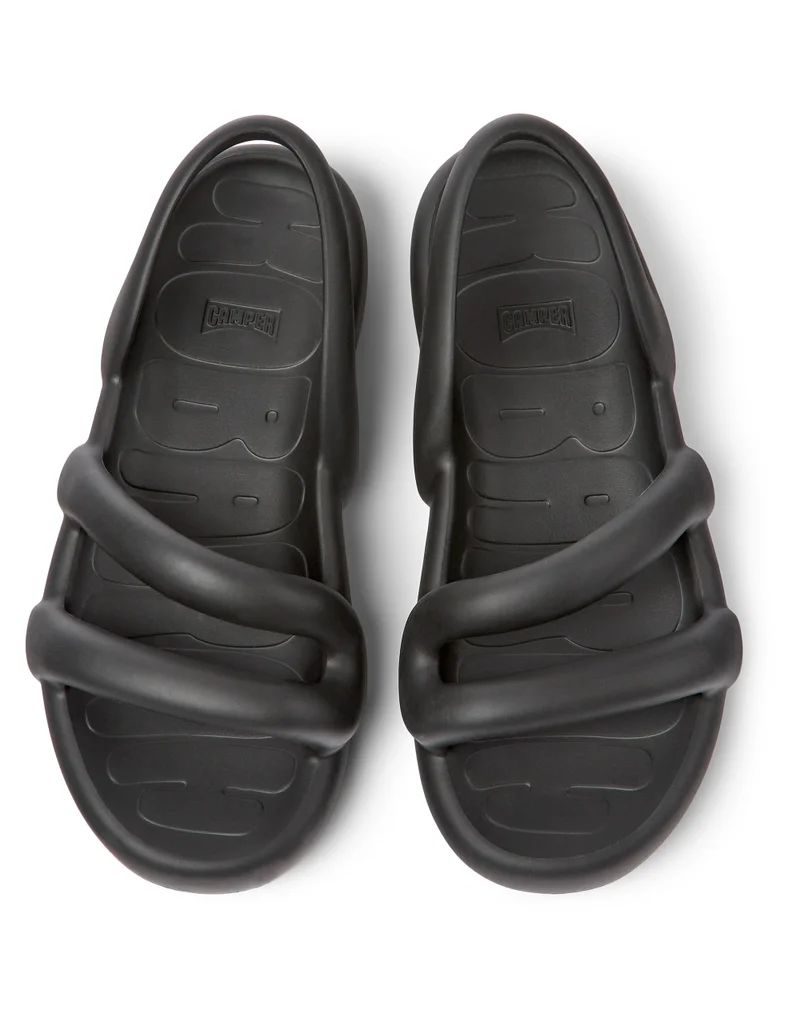Camper Kobarah Flat, Women's Sandal, Black