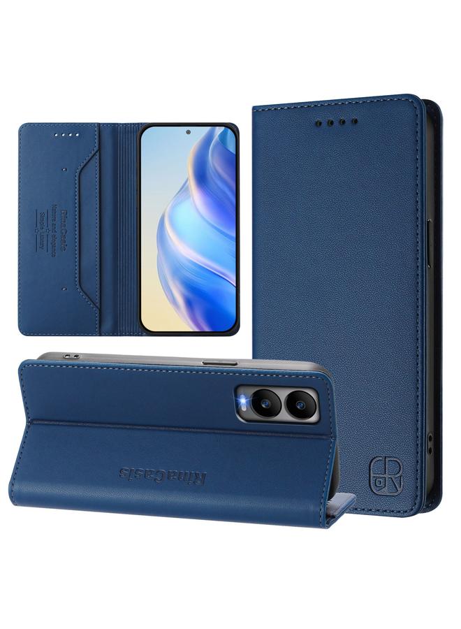 Zaboon Case For Cricket Debut S3 RC01 Dual-Folded Magnetic Suction RFID Leather Phone Case - Image 1