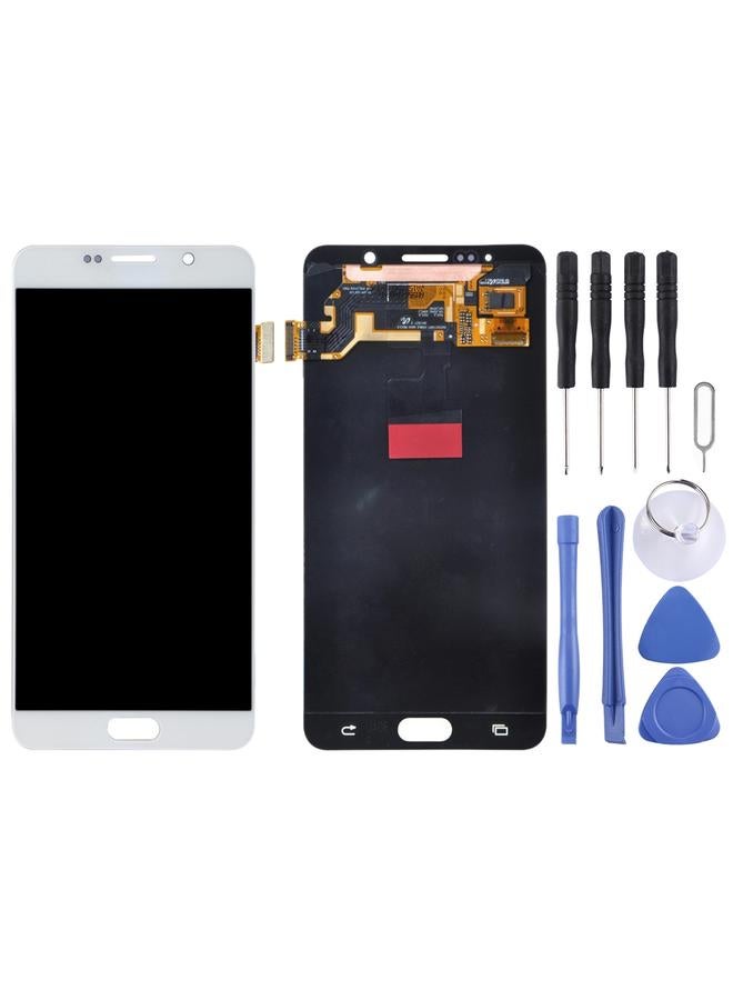 erorex Replacement 5.7 inch Original LCD Screen and Digitizer Full Assembly for Galaxy Note 5 / N9200, N920I, N920G, N920G/DS, N920T, N920A White - Image 3