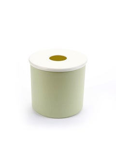 Creative Home Use Plastic Round Tissue Box Office Desk Storage Drawer Waterproof Modern Simple Style Non-patented Design Green