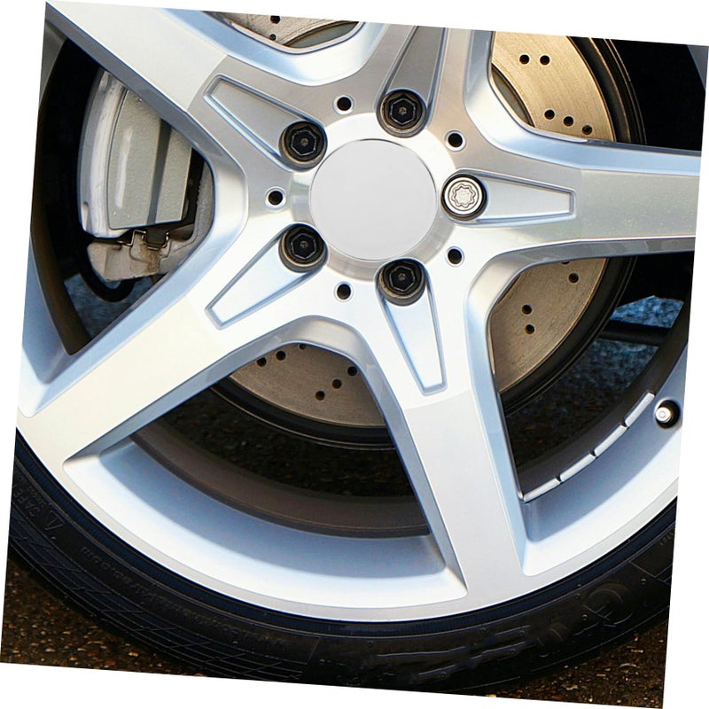 Silver Wheel Rim Covers Set Of 4 Easy Installation Car Accessories Hub Caps - Image 3