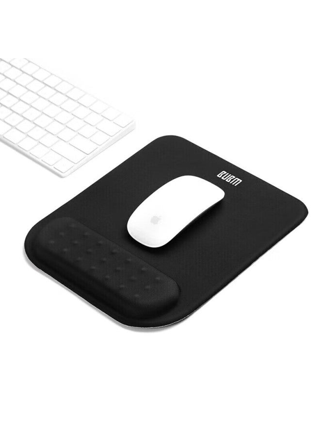Bubm Memory Foam Mouse Pad Wrist Rest, Cute Creative Simple Silicone Laptop Mouse Wrist Support, Hand And Wrist Pad For Men, Jsm-b Black - Image 4