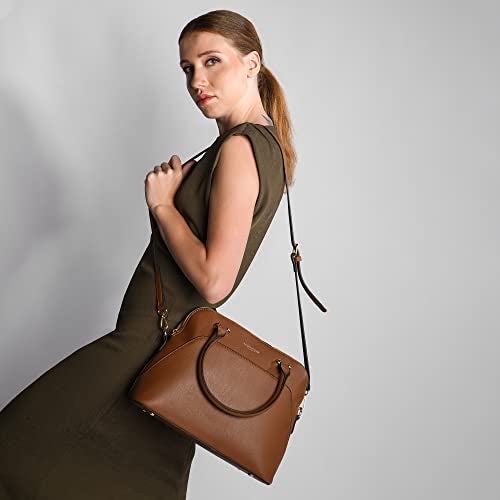 Accessorize London Women's Thea Tan Handheld bag with Detachable and Adjustable strap | Bags for women | Ladies Purse Handbag - Image 2