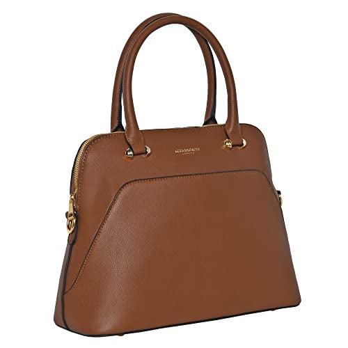 Accessorize London Women's Thea Tan Handheld bag with Detachable and Adjustable strap | Bags for women | Ladies Purse Handbag - Image 5