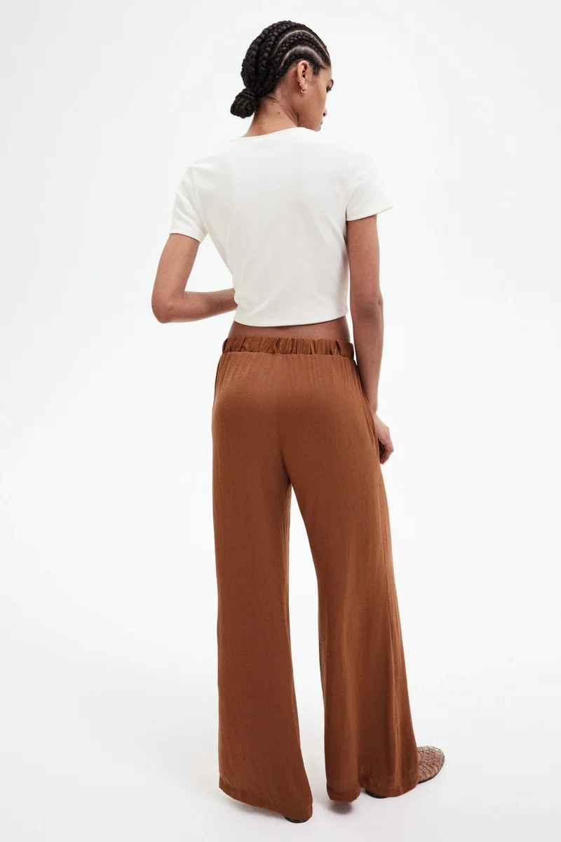 H&M Wide drawstring trousers