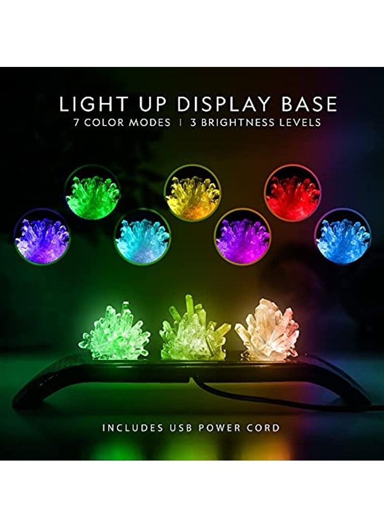 Crystal Growing Lab with Light-Up Display Base!
