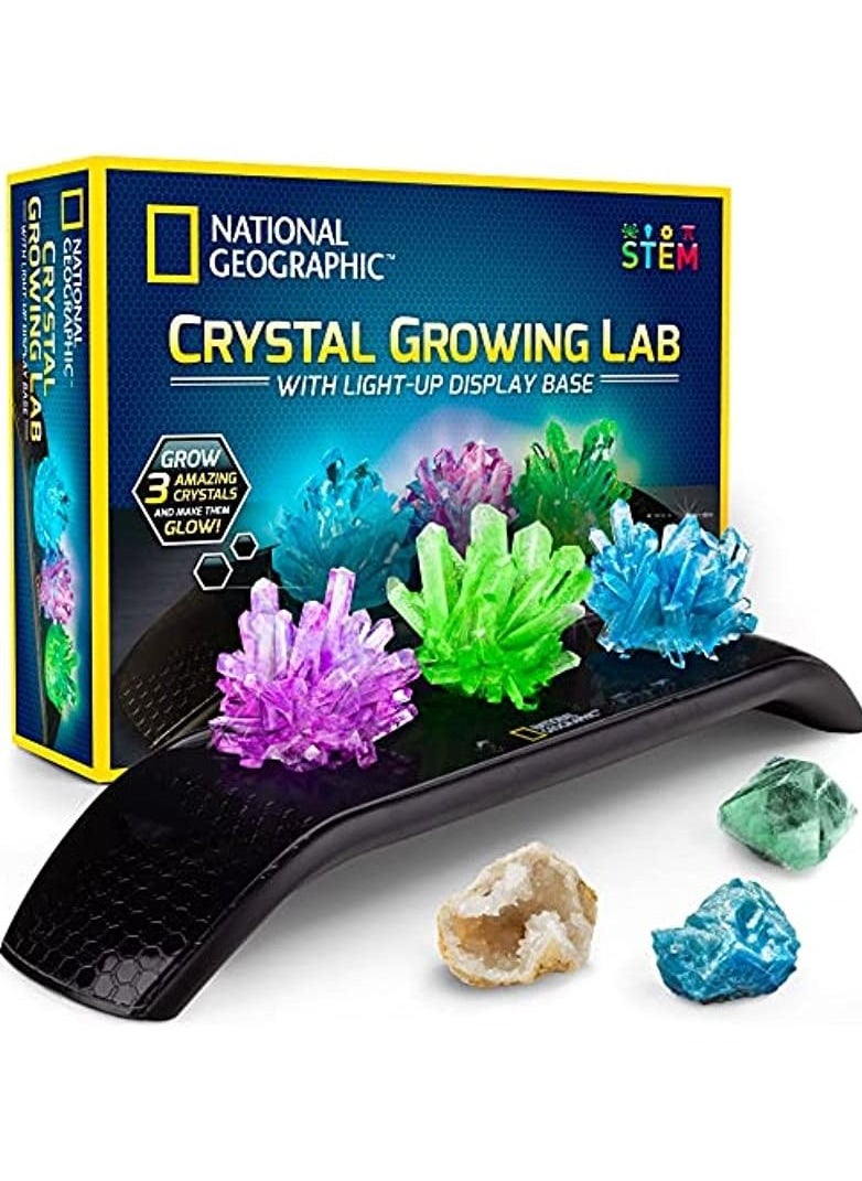 Crystal Growing Lab with Light-Up Display Base!