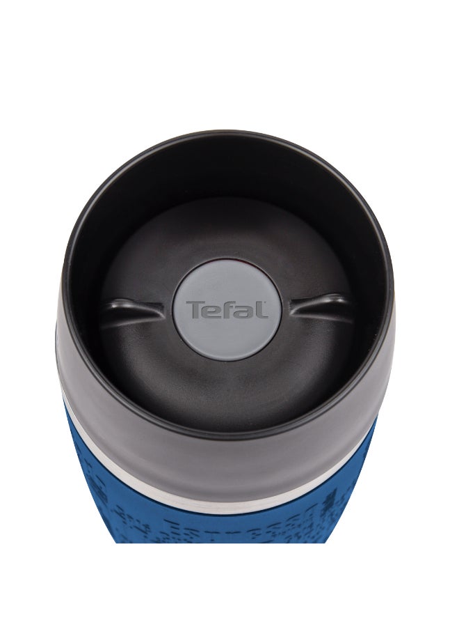 تيفال TEFAL كأس السفر | 0.36 لتر | أزرق | كأس حراري مانع للتسرب 100% | عزل فراغ مزدوج الجدران | للمشروبات الساخنة والباردة | شرب بزاوية 360° | سهل الفتح | قابل للغسل في غسالة الأطباق | ضمان لمدة سنتين | K3082114 أسود/ فضي/ أزرق - Image 3