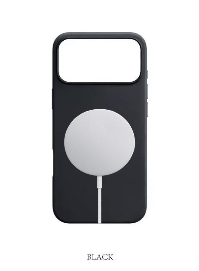 Premium Leather iPhone 17 Pro Protective Case - Black - Image 1