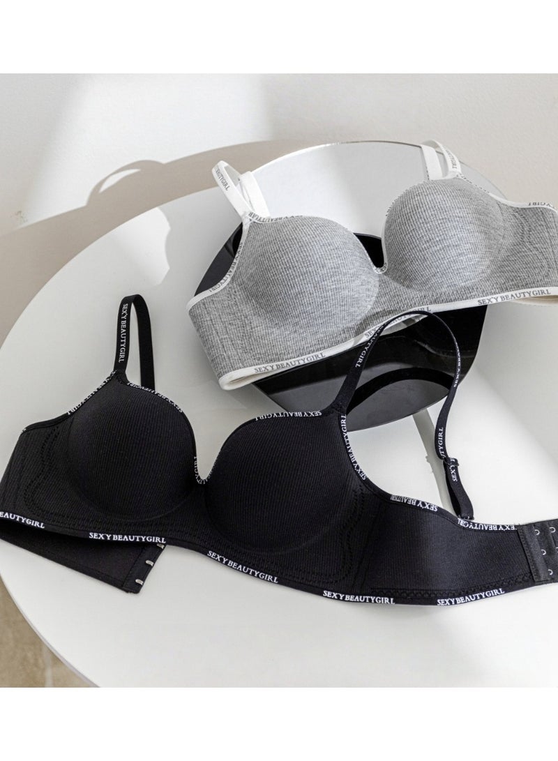 KUYING Brand New Comfortable Skin Friendly Breathable Bra  Set Of 2 - Image 1