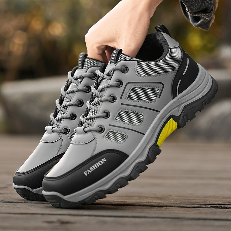 Labor Protection Shoes Men'S Shoes Spring New Breathable Construction Site Work Non-Slip Work Shoes Outdoor Sports Leisure Hiking Shoes For Men - Image 3