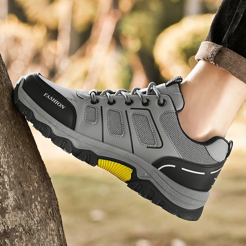 Labor Protection Shoes Men'S Shoes Spring New Breathable Construction Site Work Non-Slip Work Shoes Outdoor Sports Leisure Hiking Shoes For Men - Image 5