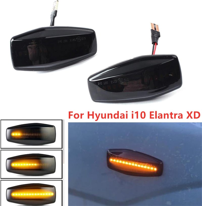 DEMULAX Dynamic Sequential LED Fender Side Marker Turn Signal Light - Image 2