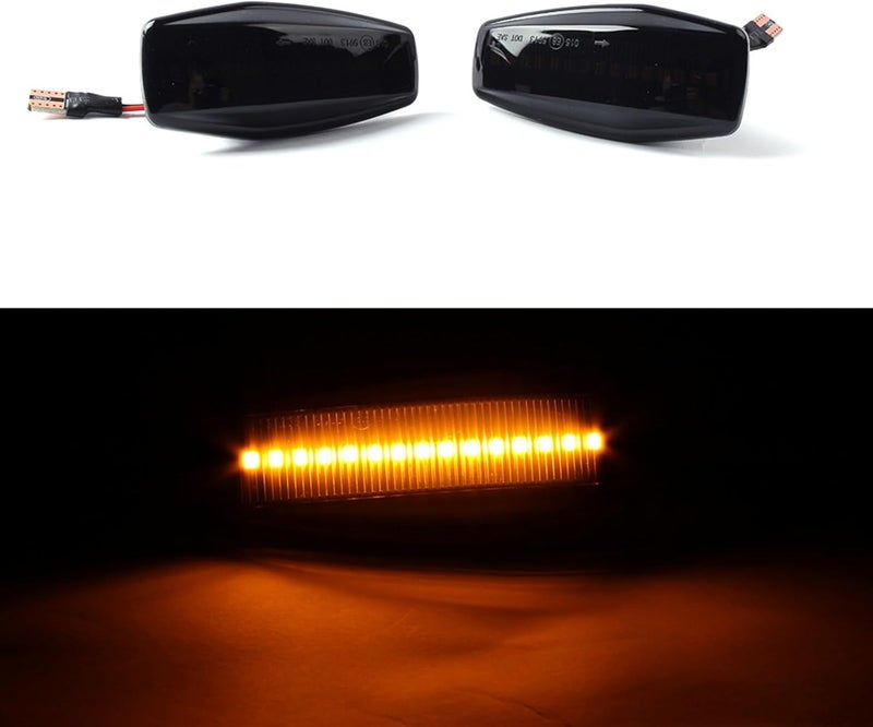 DEMULAX Dynamic Sequential LED Fender Side Marker Turn Signal Light - Image 4