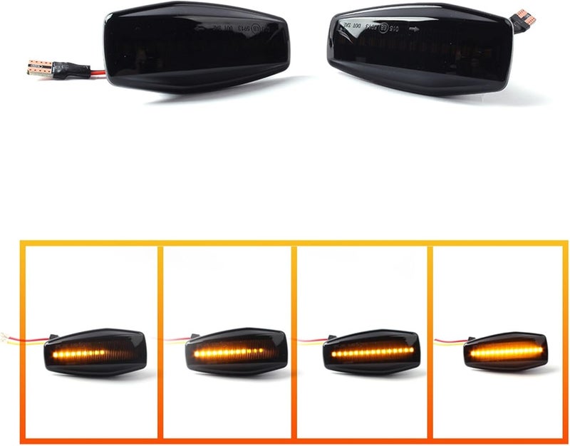 DEMULAX Dynamic Sequential LED Fender Side Marker Turn Signal Light - Image 3