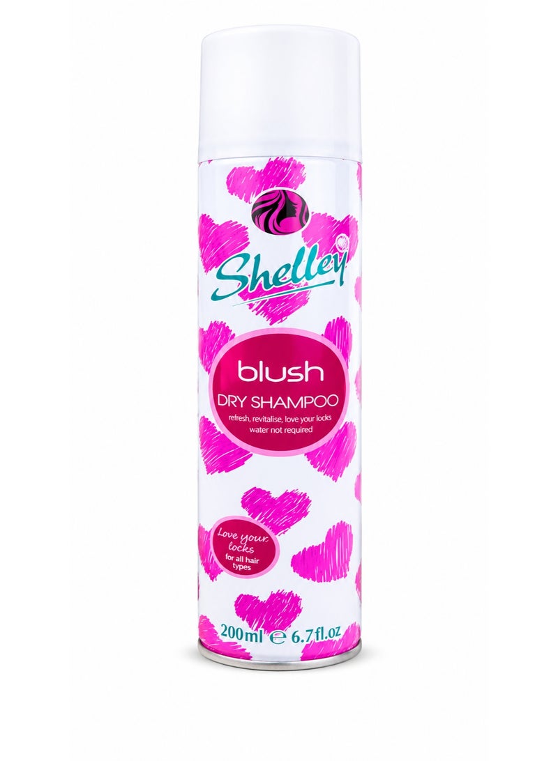 Shelley Blush Dry Shampoo, Instant Hair Refresh & Volume Boost, 200ml - Image 1