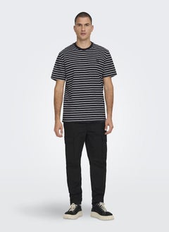 Only & Sons Onshenry Stripe Crew Neck T-Shirt  - Image 4