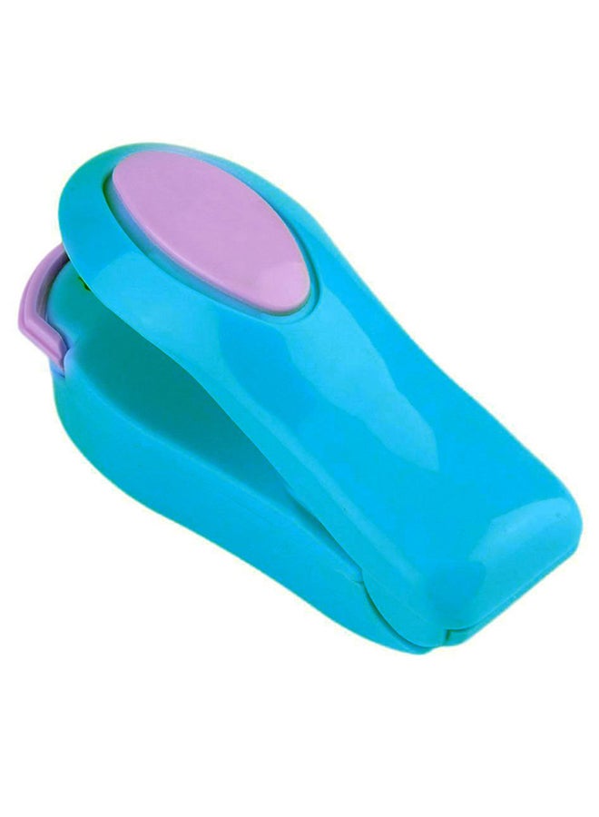 Mini Portable Plastic Bag Sealer Blue 10x3.5x4cm  - Image 1
