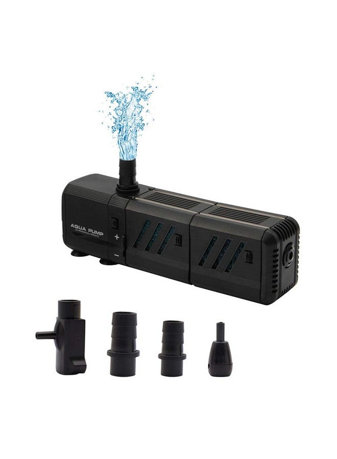 MQ 400GPH Submersible Water Pump (1500L/H, 15W) with Filters and Water Nozzles, Ultra Quiet for Aquarium, Fish Tank, Pond, Fountain, Hydroponics - Image 1