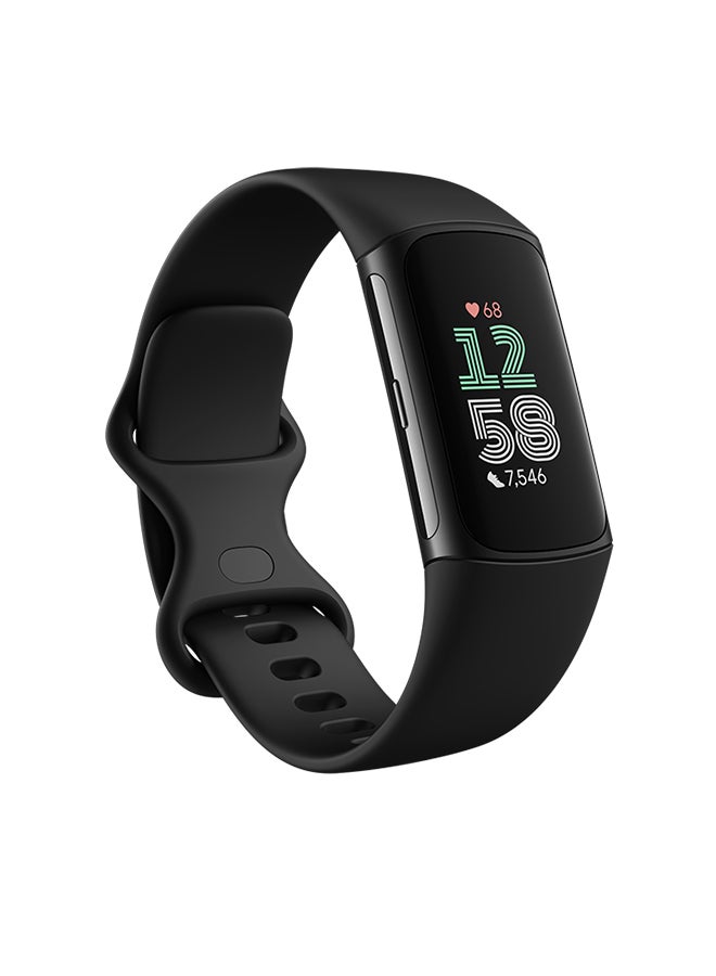 Fitbit Charge 6 Advanced Fitness + Health Tracker Obsidian / Black Aluminium - Image 1