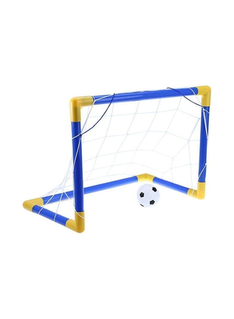 Generic Soccer Goal Net for Kids Toddlers Indoor Outdoor Backyard Includes Goal with Net Mini Soccer ball Hand Pump - Size : 53X32X38  - Image 4