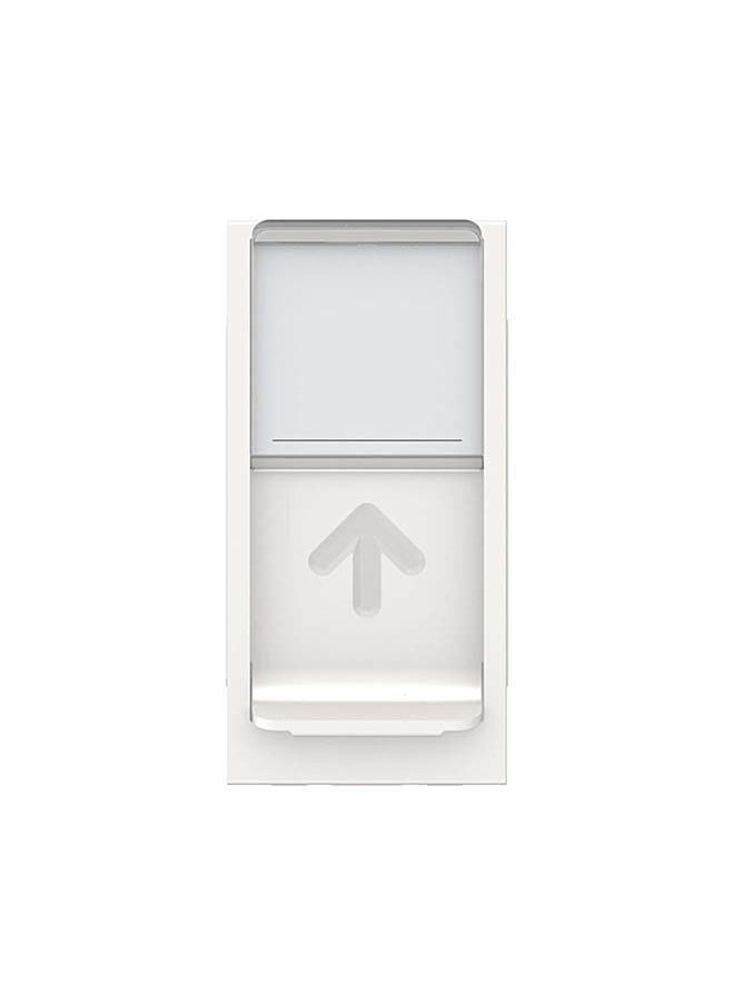Schneider Electric - Schneider Electric Data Socket, New Unica, Mechanism, Rj45, U/Utp, Straight, Click, Shuttered, White - Image 1