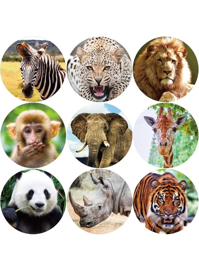 FANCY LAND Realistic Zoo Animal Sticker Safari Animal Jungle 200Pcs Per Roll for Kids - Image 2