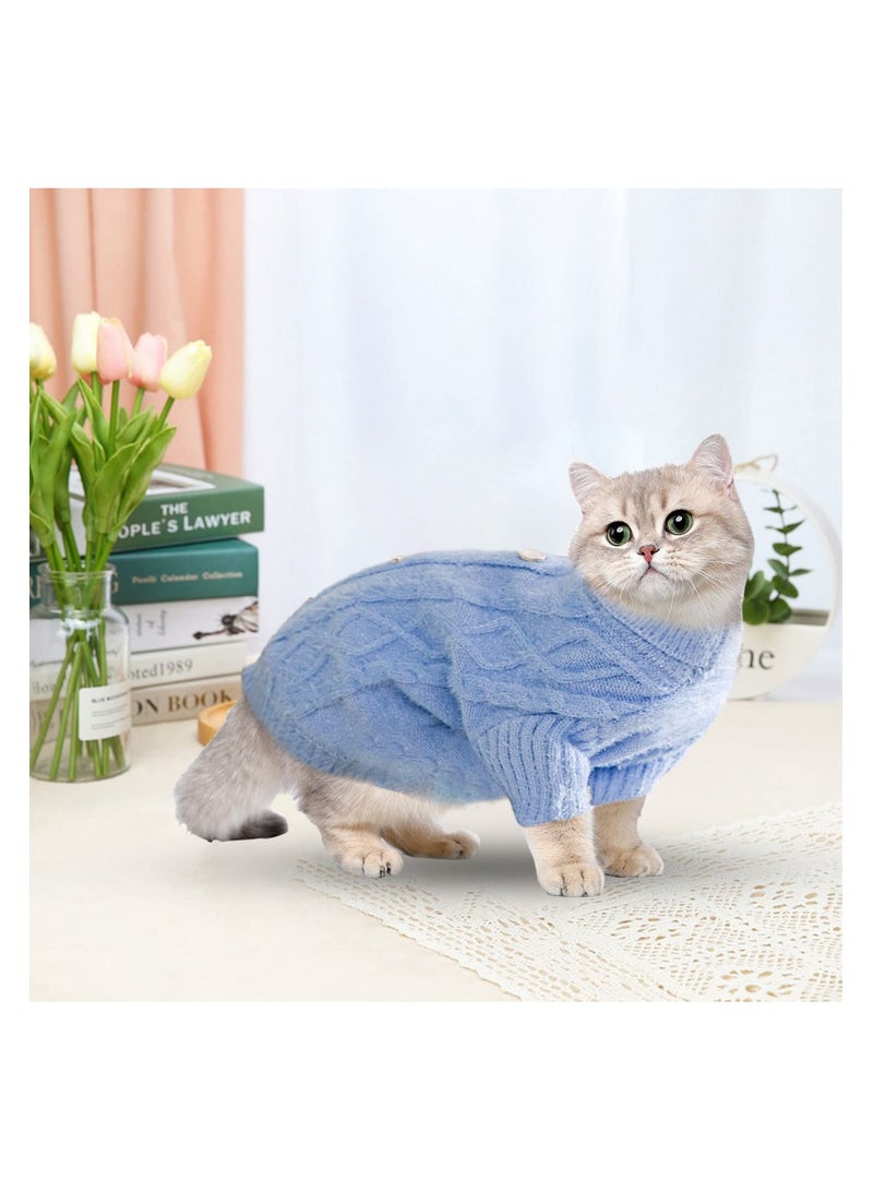 SYOSI SYOSI, Dog Sweater, Pet Clothes, Imitation Mink Velvet Jumper, Puppy Cat Warm Knit Sweatshirts for Doggy Chihuahua Cute Small Medium Breed Pets (M)  - Image 5
