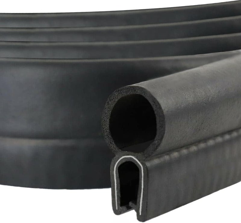 Tintvent Car Door Rubber Seal Strip - 26Ft - Image 1