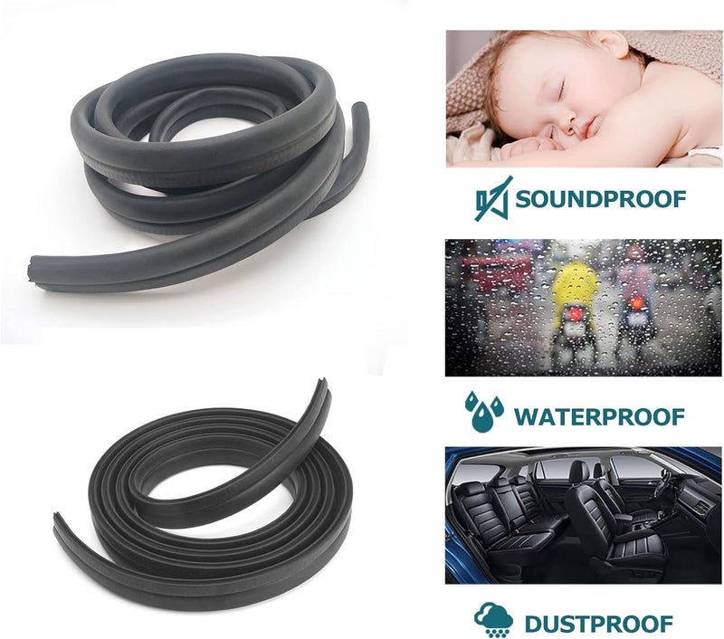 Tintvent Car Door Rubber Seal Strip - 26Ft - Image 5