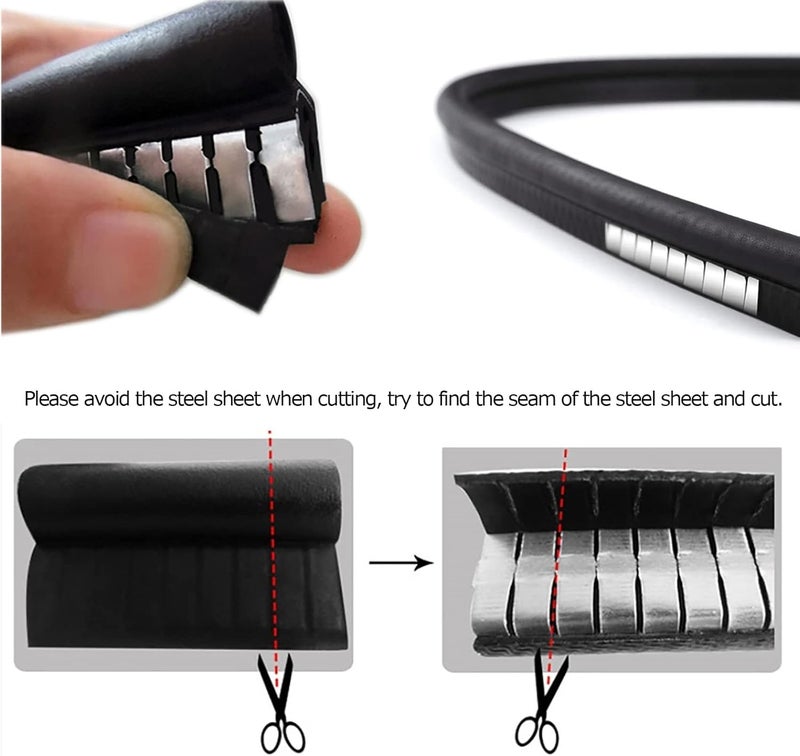 Tintvent Car Door Rubber Seal Strip - 26Ft - Image 4