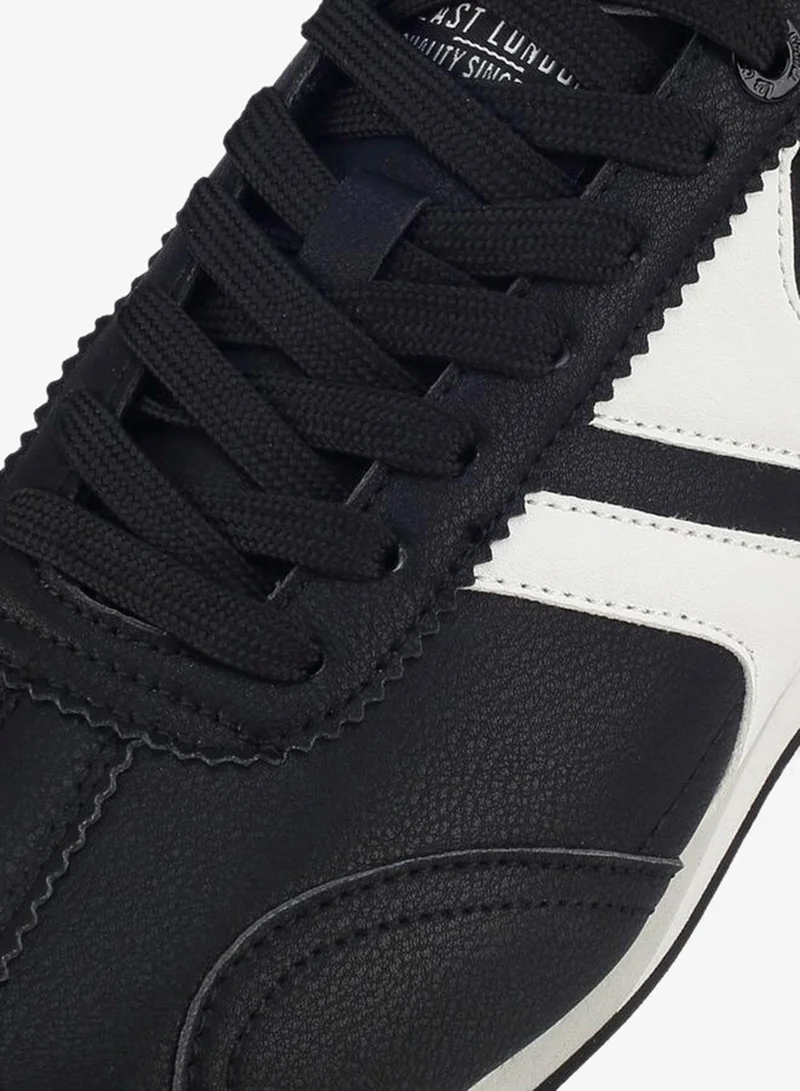 Lee Cooper BLACK Lace-Up Ankle School Sneakers for Women | Best Price UAE