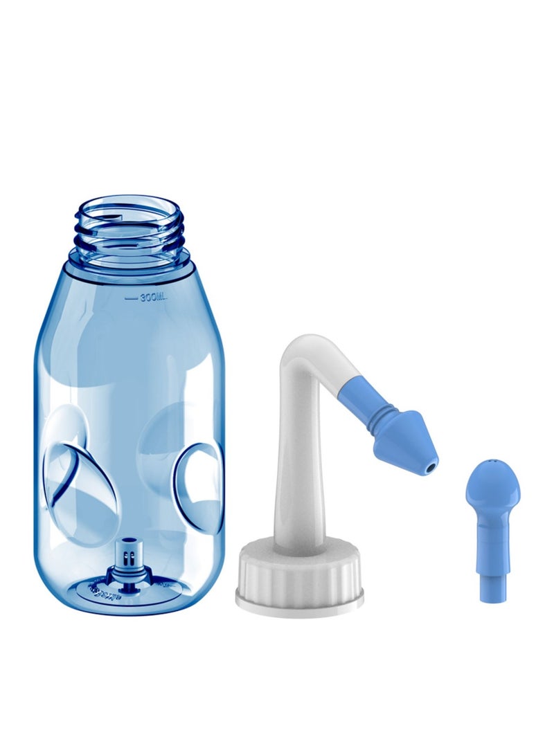 waterpulse Nose Wash Neti Pot Sachets Rinse Nasal Irrigation With Water Pulse Saline Bottle Blue 300ml - Image 3