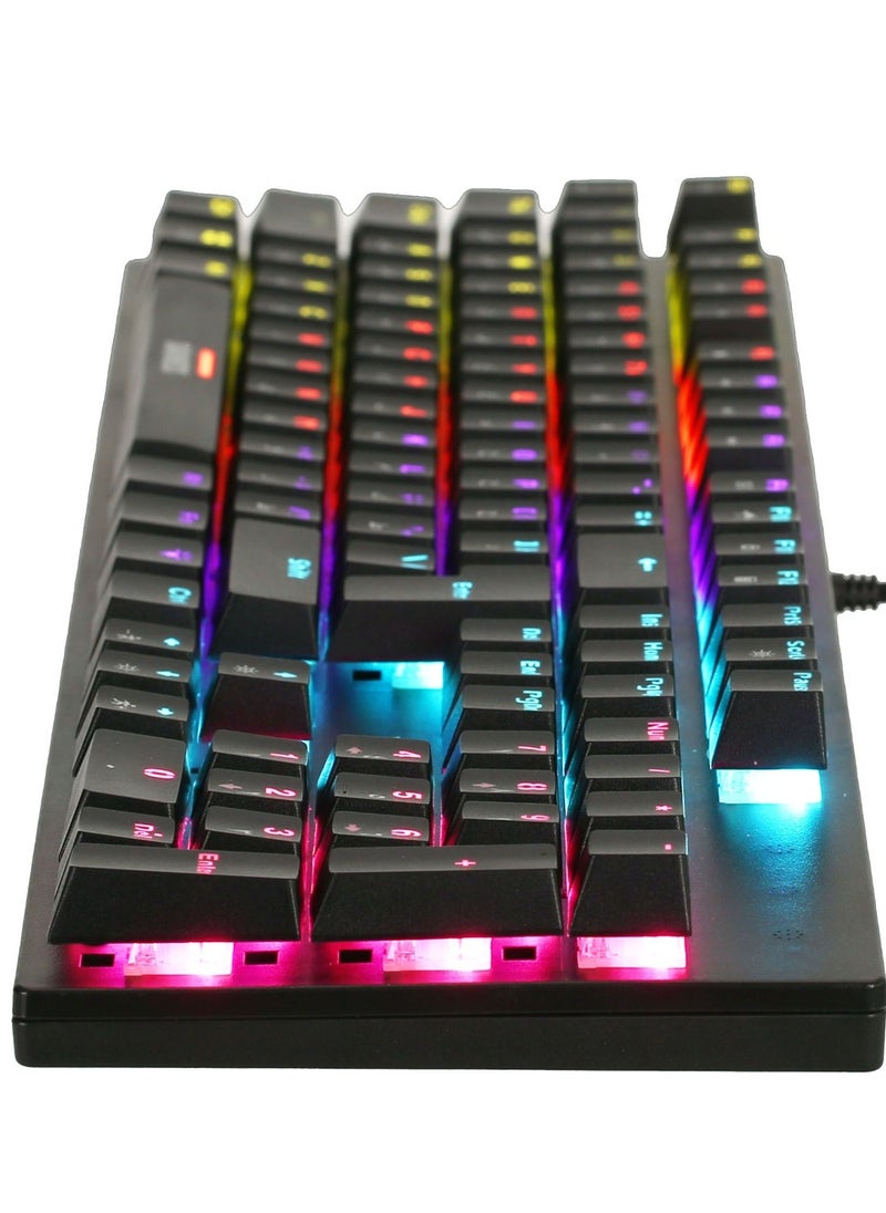 ASA - DARKNESS Rainbow Mechanical Gaming Keyboard With 104 KEYS - Image 1