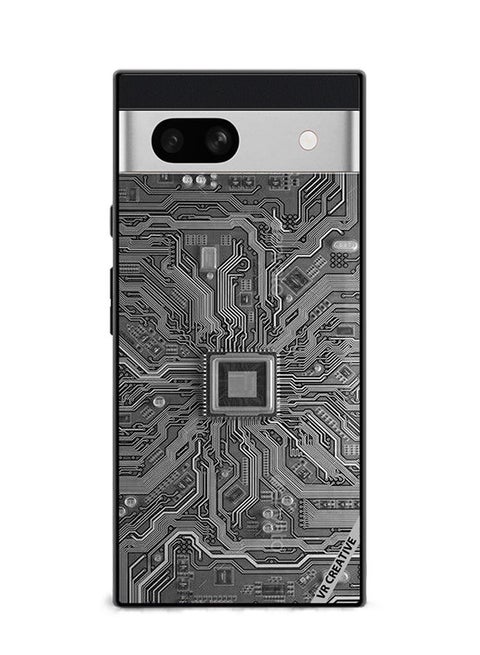 Protective Case Cover For Google Pixel 7a Layer Design Multicolour