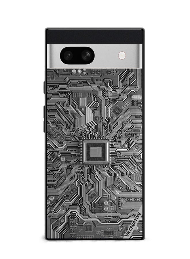 Protective Case Cover For Google Pixel 7a Layer Design Multicolour
