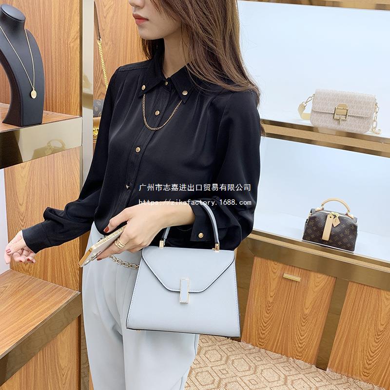 The Story Of Explosions 2024 Rose Liu Yifei'S Red And White Portable Women'S Bag Joker Leather Kelly Bag - Image 3