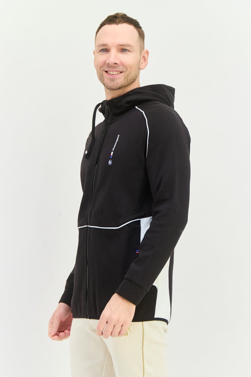 PUMA هودي رياضي خارجي للرجال من بومه وبي إم دبليو موتورسبورت، أسود - Image 4