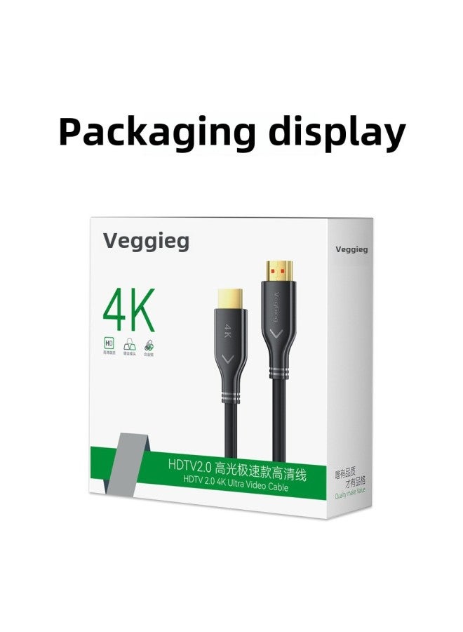 Weige Hdmi2.0 Hd Line Computer Notebook PS5 Connection Monitor Projector HDMI4K Video Line-Color:Weige Hdmi2.0 Hd Cable-Line Length:20 Meters - Image 2