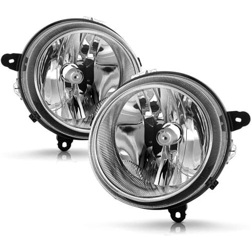 corkiauto Headlights Assembly Replacement for 2007-2017 Jeep Patriot, 2007-2010 Compass Driver &Passenger Side, OE# CH2502176 /5303843AE - Image 2