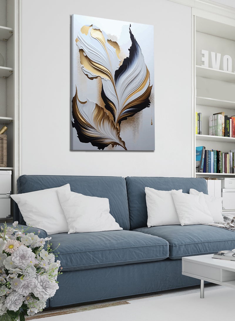 LOWHA Canvas Wall Art Stretched Over Wooden Frame with Oil Painting Painting - Image 2