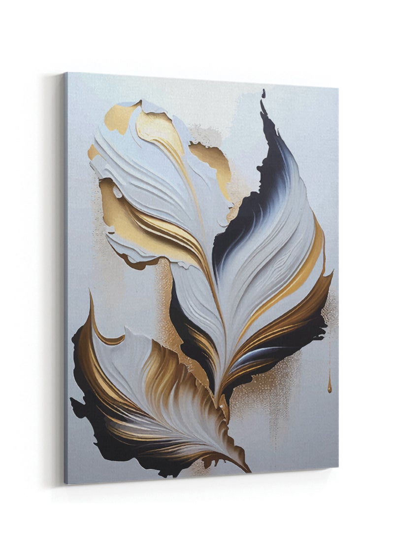 LOWHA Canvas Wall Art Stretched Over Wooden Frame with Oil Painting Painting - Image 4